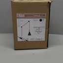 Modern plug in Pendant Light with cord, Adjustable chandelier hanging lamps that plug into wall outlet for Kitchen Island, Bedroom, Living room, Dining Room, Contemporary wall Décor