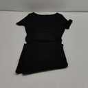 BTFBM 2025 Women's Summer 2 Piece Outfits Spring Crewneck Short Sleeve Ruched Bodycon Tops Flowy Knit Maxi Skirt Sets (Black, Small)