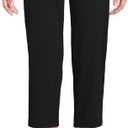 Lands' End Women's Starfish Mid Rise Pull-On Crop Pants (X-Large, Black)