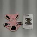 HEELE Dog Harness, No Pull Adjustable Padded Reflective Harness for Small Medium Large Dogs with Handle for Walking Training, Pink, M