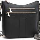 Valleycomfy Crossbody Bags for Women, Lightweight Crossbody Purses Soft Leather Shoulder Handbags