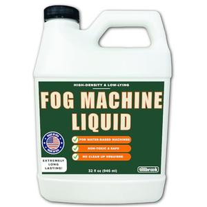 Fog Machine Liquid - 32 oz Tillbrook Fog Machine Fluid - High Density & Long-Lasting Fog Juice - Low-Lying, Universal, Water-Based Solution for Spooky Halloween Parties, Haunted Houses, & Concerts
