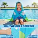 Get Trend Peppa Pig Bath Towels with Hood for Girls, Soft Absorbent Cotton Beach Towel, Swimming Pool Hooded Poncho, Shower Bath Travel Cozy for Girls Ages 2-6 (Multi Peppa)