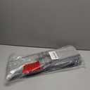 mDesign Soft Fabric Under Bed Storage Organizer Holder Bag for Clothing, Accessories, Linen - Easy-View Top Panel, Attached 2-Way Zippered Lid, Side Handles - 2 Pack - Gray