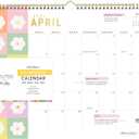 Blue Sky Brook Gossen 2026-2027 15 Month Monthly Academic Year Wall Calendar, April 2026 - June 2027, 15" x 12", Durable Twin Wire Binding, Colorful Interior, Perfect For Home, Office And Classroom, Daisy Checkers