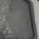 MyGift 16 Inch Round Gray Concrete Decorative Tray for Bathroom Vanity Counter, Living Room Coffee Table or Ottoman, Kitchen Countertop Decor, Candle Holder