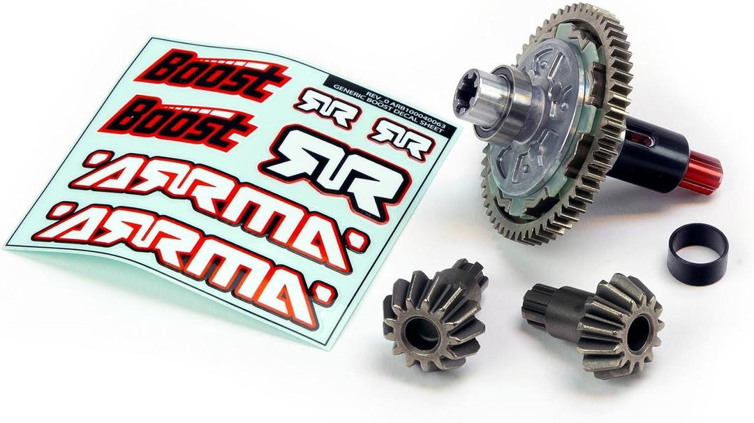 ARRMA Metal Slipper & Metal Input Gears Boost Box, ARA210006