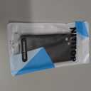 NITITOP Compatible with iPhone 13 Mini Case Cute Cherry Bow Ribbon Pattern for Girls Women Soft TPU Durable Full Camera Lens Shockproof Protective Cover - Black