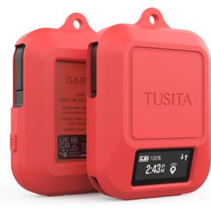 TUSITA Silicone Case Compatible with Garmin inReach Messenger Plus,Red - GPS System Accessories TUSITA Silicone Case Compatible with Garmin inReach Messenger Plus,Red - GPS System Accessories