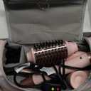 MESCOMB 5 in 1 Hot Air Styler Wrap - High-Speed Hair Dryer, Volumizing Brush with Auto Curlers, Fast Drying & Frizz-Free Styling Straightening, No Heat Damage, Includes Travel Bag, Gift for Women (Pink)