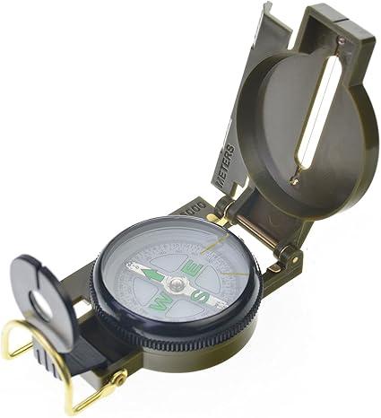 Lensatic Portable Pocket Compass Mini Compass Outdoor Navigation Tool