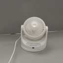 IRIS USA WOOZOO Desk Fan with Remote, Oscillating Table Air Circulator, 3 Speeds, 46ft Max Air Distance, Adjustable Tilt, Low Noise Motor, Small Fan for Bedroom, Office, Dorm, White