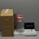 SMIRLY 64 oz Mason Jar Pitcher, Glass Pitcher with Wide Mouth, Water Jug with Double Leak Proof Lid for Iced Coffee, Hot Water, Breast Milk
(Pink)