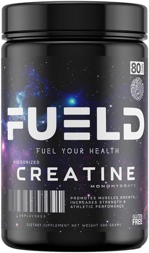 Creatine Monohydrate Micronized Powder 400G,5000mg Per Serv (5g), 80 Servings, Unflavored, Keto Friendly, Vegan, Non-GMO, Gluten Free, Soy Free, No Artificial Ingredients