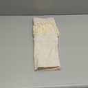 jinchan Boho Valance with Tassels Linen Kitchen Valance Curtain for Windows 18 Inch Beige Farmhouse Rustic Small Window Treatment for Living Room Laundry RV Light Filtering Back Tab 1 Panel Crude