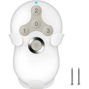 Replacement Remote for Hunter Ceiling Fan Remote Control 99122/99123, 3-Speed and Light Dimmer with Wall Mount,434MHz (Remote Only)