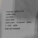 Contemporary Minimalist Glass Ceiling Light