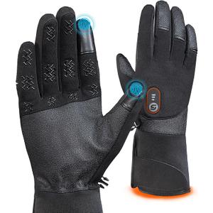 Heated Gloves for Men Women with 7.4V 3000mAh Rechargeable Battery,Wear-Resistant Heated Work Gloves