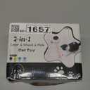 ORSDA Cat Laser Toy, 2-in-1 Interactive Automatic Motion Activated Moving 8 Holes Whack A Mole Feather, USB Rechargeable Electronic Smart Sensor Kitten Toys for Indoor Exercise