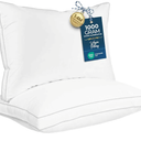 Utopia Bedding Bed Pillows for Sleeping Queen Size (White), Set of 2, Soft & Fluffy Pillow with Down Alternative Filling, Cooling, Hotel Quality, Gusseted Pillow for Back, Stomach or Side Sleepers