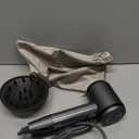 Hair Dryer with Diffuser, Fast Drying 1500W Motor &10,5000 RPM,  Professional Hair Dryer with 500 Million Ions for Curly and Straight Hair, Low Noise/Lightweight/Mini, Great for Travel and Home (Blue, Gray)