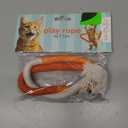 Cat Toy Bite Rope Funny Wear Resistant Home Portable Educational Toys Multipurpose Pet Chew Toy for Small Animals Kitten Puppy Accessories Orange