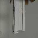 UNISHADES No Drill Blinds for Windows 1" Vinyl L-Shaped Slats Cordless Mini Blinds for Home, for Window Size 23" W 36" H White
