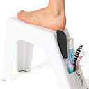 Demi's Home Shower Foot Rest - Pedicure Foot Rest - White - (Supplies Not Included)