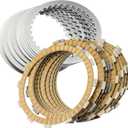 Twin Cam Extra Clutch Friction Steel Plates 19pcs Clutch Kit Compatible with Harley 1999-2017 Softail Dyna Touring Trike Models,1998-1999 Evolution 1340