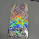 OHOME 4 Pack Iridescence Plastic Tablecloths Disposable Galentines Day Decorations New Years Birthday Disco Bachelorette Bridal Wedding Rainbow Iridescent Party Decorations 54" x 108"