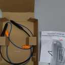 HomeSpot Noise Reduction Wireless Neckband Headphones with Qualcomm aptX HD, 27dB NRR, CVC Noise Cancelling Mic & Controls and 20H Playtime for Work Safety OSHA Compliant - Blue Wire Orange Earbuds