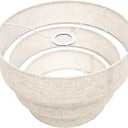 Mikikit Lampshade Pendant Light Shade Cover Large Drum Lampshade for Floor Lamps