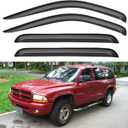 Window Visors Rain Guards Shield for 1998-2003 Dodge Durango, Out-Channel Window Vent Wind Deflectors Visors Shades for 98-03 Durango