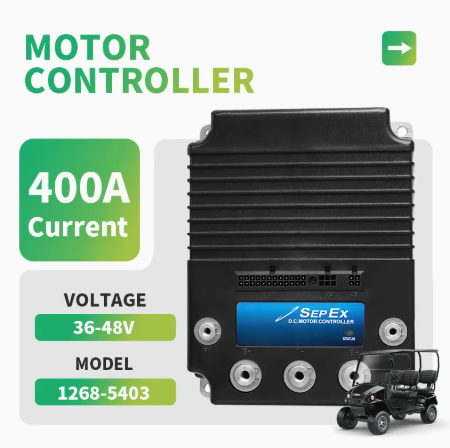  SepEx DC Motor Controller 48V 400A 0–5kΩ compatible with Curtis Electric Forklift