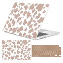 Compatible with MacBook Air 13.6 inch Case 2022-2025 Release M4 A3240 M3 A3113 M2 A2681,Sturdy Protective Laptop Hard Shell &Keyboard Cover for MacBook Air 13 inch Case（Brown Cow）