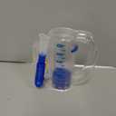 Incentive Spirometer Adult, Breathing Exercise Device for Lungs, Deep Breathing Trainer for Adults - 5000ml Volume Measurement with Flow Rate Indicator (Blue)