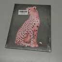 Pink Cheetah Canvas Wall Art Modern Cheetah Animal Print Poster Framed Painting for Home Living Room Wall Decor 8x10 Inch