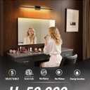 zouzai Second Generation Modern LED Bathroom Vanity Light Bar Black IP44 Over Mirror Bath Wall Fixture 5CCT Adjustable, Dual-Sided, 180 Adjustable Angle (40 inch)