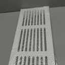 Colingmill 1 Pcs Decorative Return Air Vent Cover 35.5 x 8.5 x 3/4 Inch (34x6 Duct Opening) White MDF Modern Farmhouse Wall Vent Grille High Airflow Cold Air Return HVAC Cover for Wall Baseboard