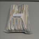 Tosleo Boho Chenille Tufted Couch Throw Pillow Covers 18x18 Inch Set of 2 Farmhouse Yellow and Blue Striped Decorative Pillow Covers Accent Neutral Square Pillowcase Textured Cushion Covers