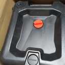 Performance Tool W4077 16-Quart Oil Drain Container, Deep Drain Well, Integrated Handle, Sealing Rubber Gaskets, Black