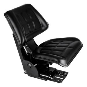 Universal Tractor Driver's Side Suspension Seat for Massey Ferguson Tractors 230, 231, 234, 234H, 234S, 235, 240, 245, 250, 254, 255, Black