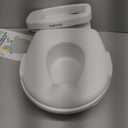 Ingenuity My Size Potty Pro 2-in-1 Potty Training Toilet, Floor Potty with Removable Potty Seat for Standard Toilets, Realistic Flushing Sound, For Toddlers Ages 18+ months, Up to 50 lb