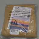 BGment Blackout Curtains for Bedroom - Grommet Thermal Insulated Room Darkening Curtains for Living Room, Set of 2 Panels (38 x 45 Inch, Khaki)