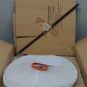 Japanese Paper Floor Lamp,Akari Noguchi Style Paper Floor Lantern Lamp,Noguchi Handmade Rice Paper Standing Lamps for Living Room,Bedroom, Office(E26/E27)