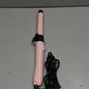 Wavytalk Rotating Curling Iron, 1 Inch Automatic Waver for Effortless Waves up to 430 with Home Button, Pale Pink