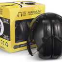 Pro For Sho 34dB NRR Hearing Protection Ear Muffs - Highest NRR in Compact Design, Ear Protection for Shooting, Mowing, Work (Standard, Black)