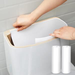 Frienda 2 Pcs White Toilet Tank Liner 16 x 48 Inch Toilet Anti Condensation Kit with EVA Foam Self Adhesive Tank Insulation Kit for Stopping Condensation Preventing Water Damage to Floors