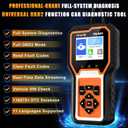 OBD2 Scanner Check Engine Light Car Code Reader Clear Error Codes ABS SRS SAS Etc Full Vehicle System Diagnostics Tool Compatible with Toyota Honda Ford