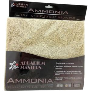 Professional Ammonia Remover Pad, 18 Inch by 10 Inch for Fresh Water & Saltwater Aquariums, Aquaculture, Terrariums & Hydroponics